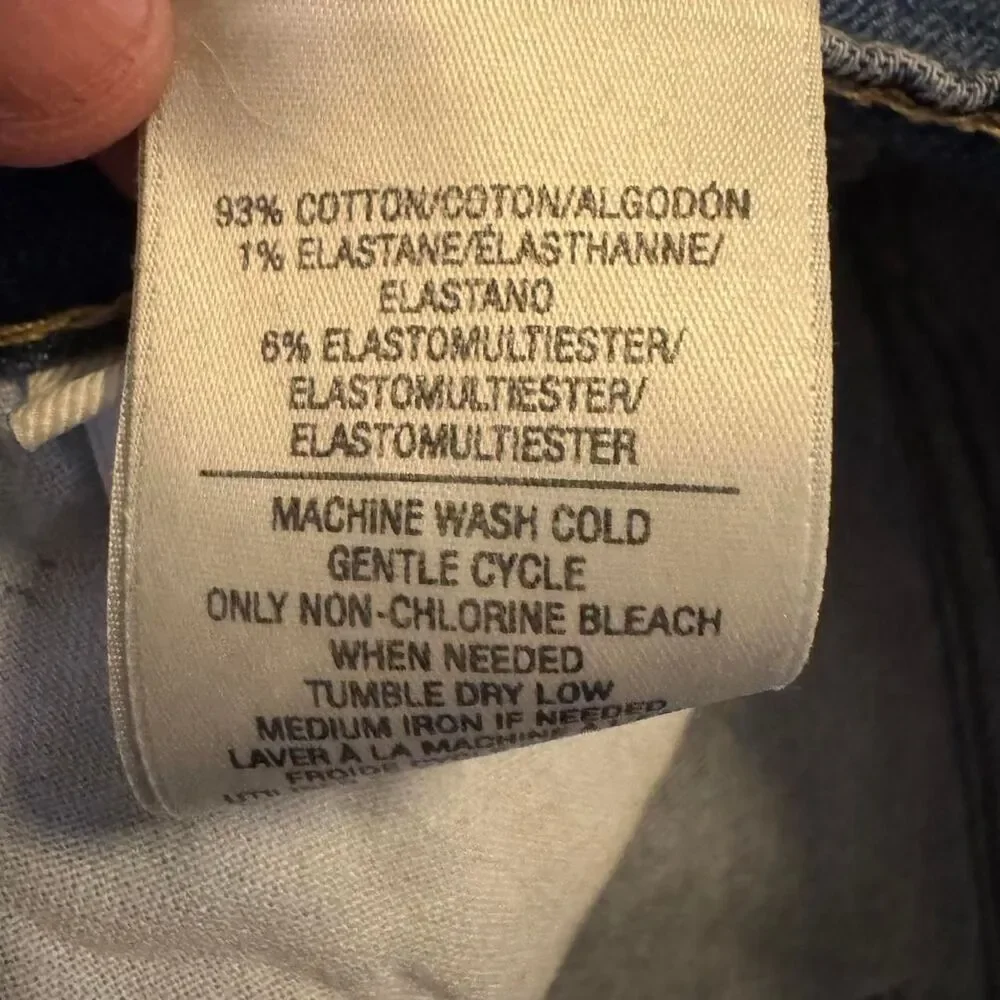 Joe’s Jeans The Callie Cropped Bootcut Women’s Sz 24 Blue Stretch Denim High Ris - Picture 6 of 6